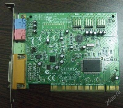 Лот: 1361151. Фото: 1. SB Creative VIBRA 128 PCI (с рубля... Звуковые карты