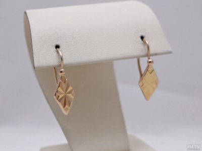 Лот: 9801955. Фото: 1. Серьги из золота ТЦ 407157. Серьги, каффы