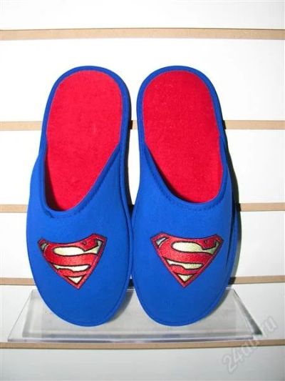 Лот: 808237. Фото: 1. Тапочки "Superman" мужские. Другое (мужская обувь)