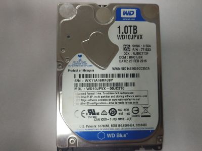 Лот: 15023431. Фото: 1. Жесткий диск 1 ТБ WD WD10JPVX-00JC30... Жёсткие диски (HDD)