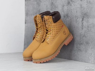 Лот: 12688267. Фото: 1. Ботинки Timberland x Supreme... Кеды, кроссовки, слипоны