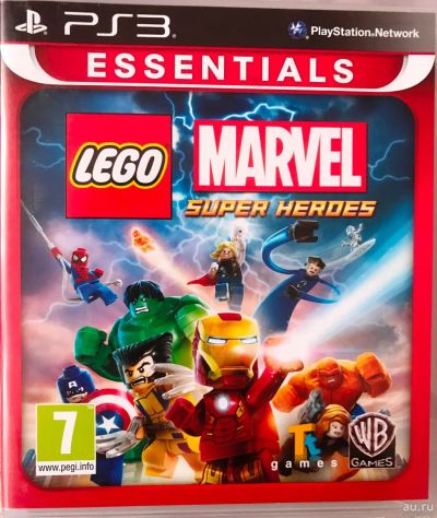 Лот: 16974079. Фото: 1. Игра на PS3 LEGO Marvel Super... Игры для консолей