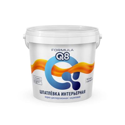 Лот: 24085499. Фото: 1. Шпатлевка Formula Q8, акриловая... Смеси, шпатлевки, цемент