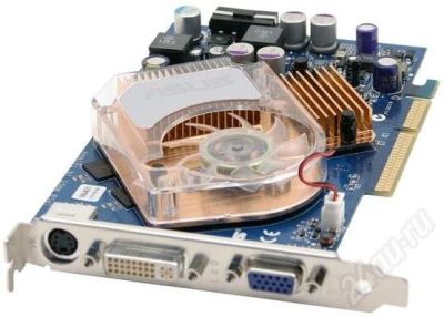 Лот: 20467. Фото: 1. GeForce 6600GT AGP 128MB DDR3... Красноярск