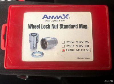 Лот: 18175629. Фото: 1. Секретки на колеса L2309 Anmax... Секретки, гайки, проставки