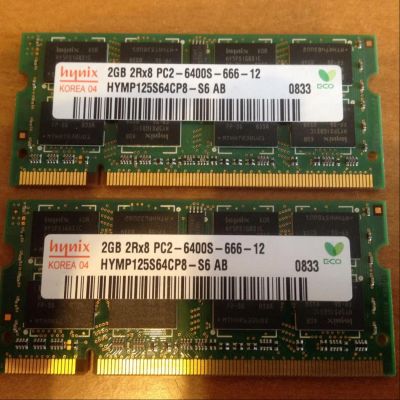 Лот: 11418070. Фото: 1. 4 GB Hynix DDR2, PC2-6400S, 2... Оперативная память