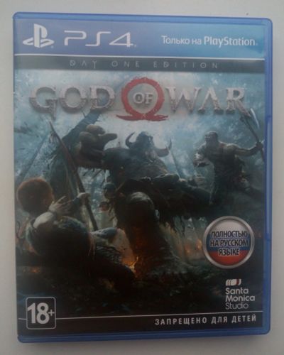 Лот: 12334770. Фото: 1. God of War Sony PS4. Игры для консолей