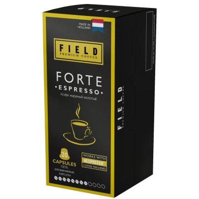 Лот: 24525419. Фото: 1. Кофе в капсулах Field Forte Espresso... Чай, кофе, какао