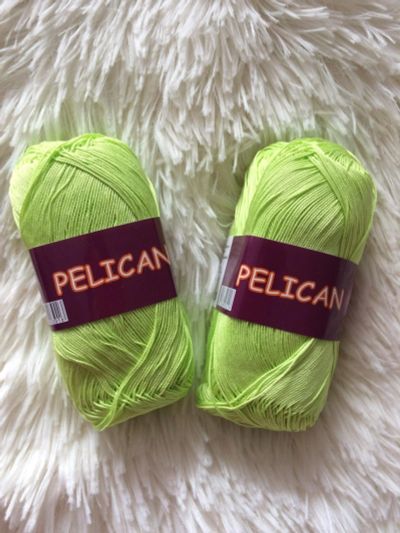 Лот: 15767226. Фото: 1. Пряжа Pelican, 100% хлопок двойной... Ткани, нитки, пряжа