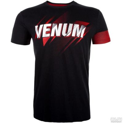 Лот: 9938124. Фото: 1. Футболка Venum Rapid T-shirt black... Одежда для боевых искусств