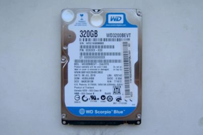 Лот: 9794537. Фото: 1. Жесткий диск для ноутбука WD 320Gb... Жёсткие диски (HDD)