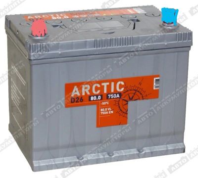 Лот: 15204946. Фото: 1. Titan (Tubor) Arctic 80 Ач (D26R... Аккумуляторы