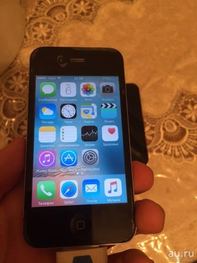 Лот: 9187076. Фото: 1. Iphone 4s black 32gb обмен на... Смартфоны