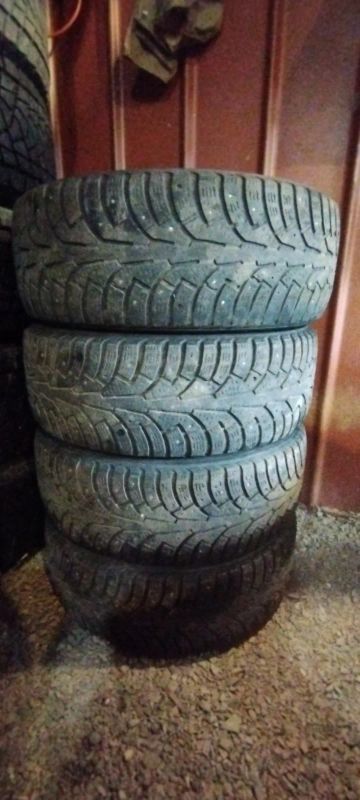 Лот: 22462519. Фото: 1. Колеса Nokian Hakkapellitta5 205... Шины на дисках