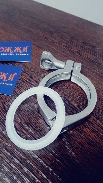 Лот: 14914499. Фото: 1. Хомут для кламп-соединения 2 дюйма. Дистилляторы бытовые и комплектующие