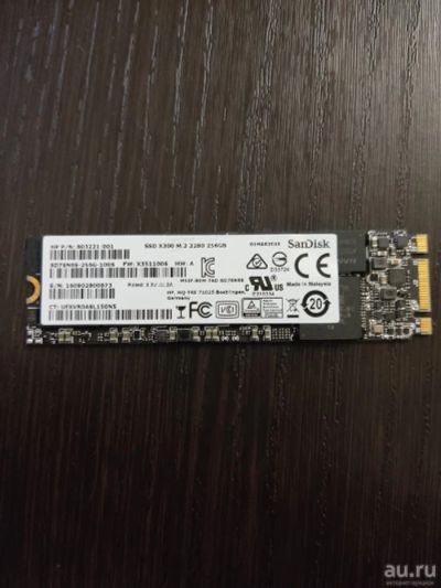 Лот: 18274145. Фото: 1. SSD диск SanDisk X300 256 Гб SD7SN6S-256G. SSD-накопители