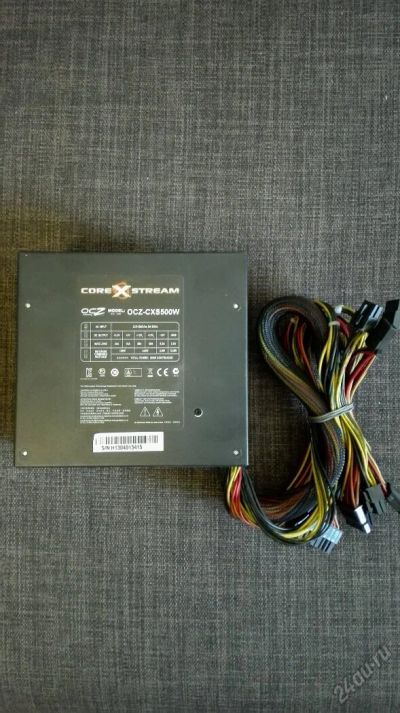 Лот: 5882587. Фото: 1. Блок питания БП OCZ OCZ-CXS500W. Корпуса, блоки питания