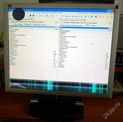 Лот: 1189913. Фото: 1. ViewSonic VA902 залитый. ЖК-мониторы