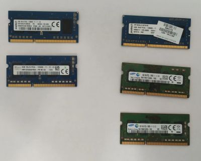 Лот: 21247815. Фото: 1. планки ddr3l 4gb и 2gb. Оперативная память