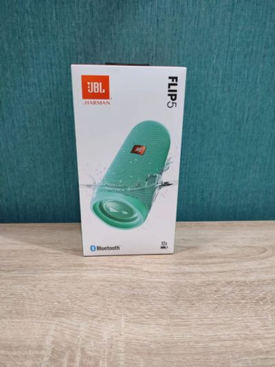 Лот: 20823085. Фото: 1. Колонка JBL Flip 5 Teal Бирюзовая... Портативные, беспроводные колонки