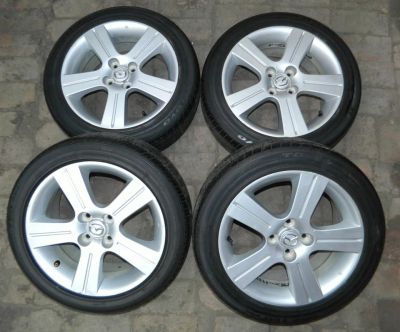 Лот: 12743682. Фото: 1. диски и резина MAZDA R16 195*50. Шины на дисках