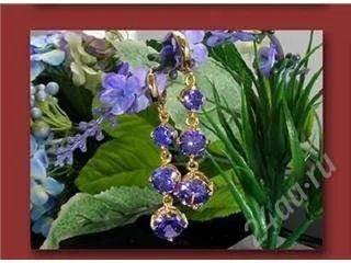 Лот: 53838. Фото: 1. Искрящиеся Серьги! 6 иск выращ... Серьги, каффы