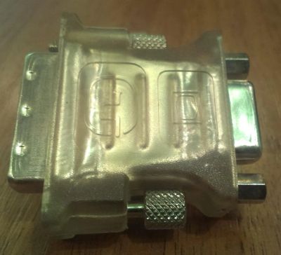 Лот: 3732959. Фото: 1. Переходник DVI-I на VGA. Шлейфы, кабели, переходники