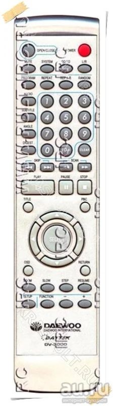Лот: 15908165. Фото: 1. Пульт DAEWOO DV-3000. Пульты ДУ