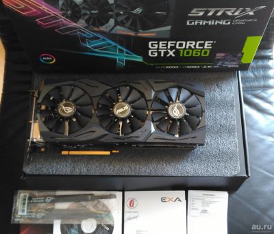 Лот: 14583840. Фото: 1. GTX 1060 Asus Strix 6Gb. Видеокарты