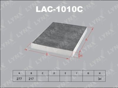 Лот: 13356873. Фото: 1. Lynx LAC-1010C Салонный фильтр. Расходные материалы