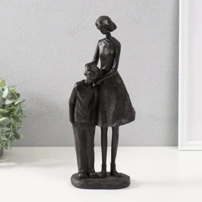 Лот: 23364493. Фото: 1. Сувенир Мама и сын (13х8х31 см... Аксессуары
