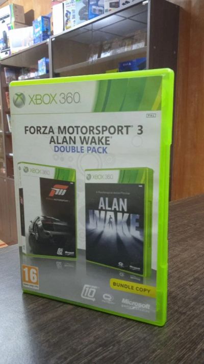Лот: 18390211. Фото: 1. Alan Wake + Forza Motorsport 3... Игры для консолей