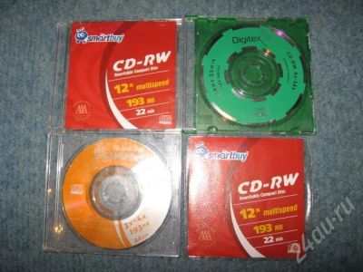 Лот: 53985. Фото: 1. мини-диски CD-RW 4 штуки. Красноярск