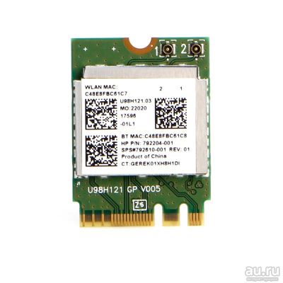 Лот: 18475043. Фото: 1. Адаптер Realtek RTL8723BE 792204-001... WiFi, Bluetooth адаптеры