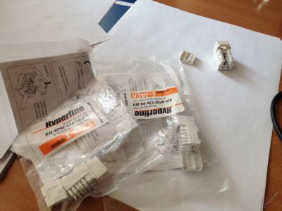 Лот: 5595192. Фото: 1. RJ-45 E-Jack Hyperline розетка... Другое (сетевые устройства)