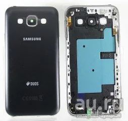 Лот: 9185637. Фото: 1. Корпус Samsung E500.E5 Черный. Корпуса, клавиатуры, кнопки