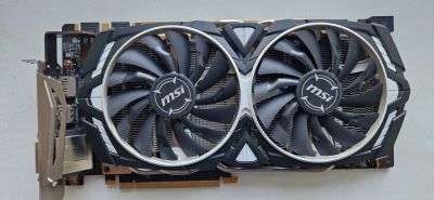 Лот: 20560976. Фото: 1. Msi GeForce GTX 1070 armor 8G... Видеокарты