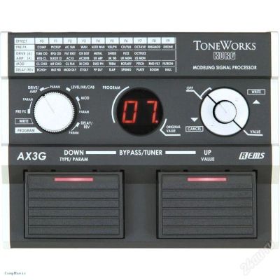 Лот: 84896. Фото: 1. Проц Korg AX3G. Гитарные эффекты и комбоусилители