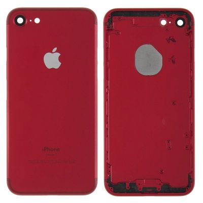 Лот: 12069179. Фото: 1. Корпус iPhone 7 Красный. Корпуса, клавиатуры, кнопки
