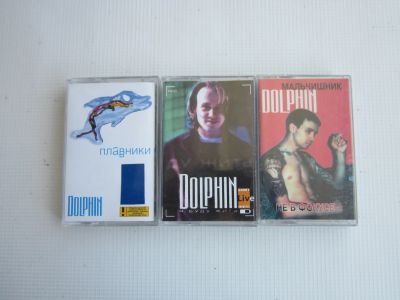 Лот: 25383572. Фото: 1. Аудиокассеты с записями Дельфин... Аудиозаписи
