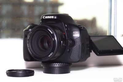 Лот: 7594087. Фото: 1. Canon 600d + Объектив 50 mm f... Цифровые зеркальные