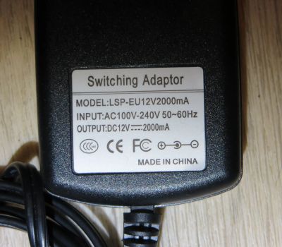 Лот: 21107798. Фото: 1. Блок питания 12V 2А Ps-Link EU12V2000MA... Зарядные устройства, блоки питания для бытовой техники