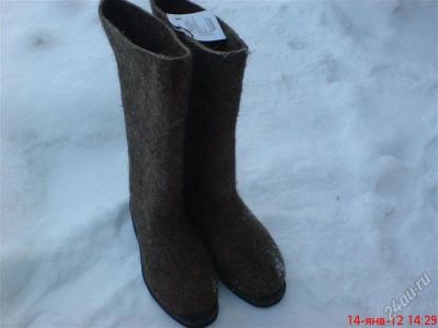 Лот: 1511541. Фото: 1. Валенки мужские с галошами большой... Угги, унты, валенки