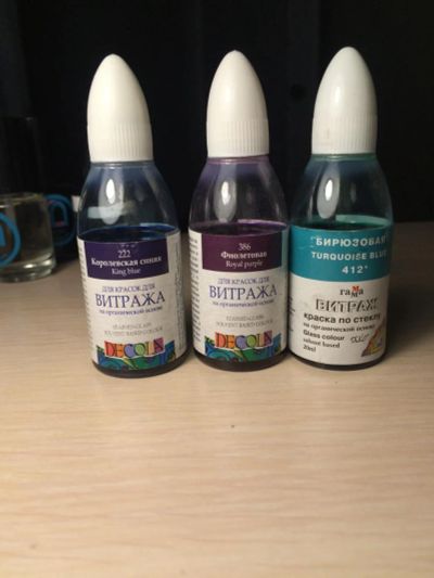 Лот: 7349807. Фото: 1. Краска для витража. Краски, карандаши, мелки