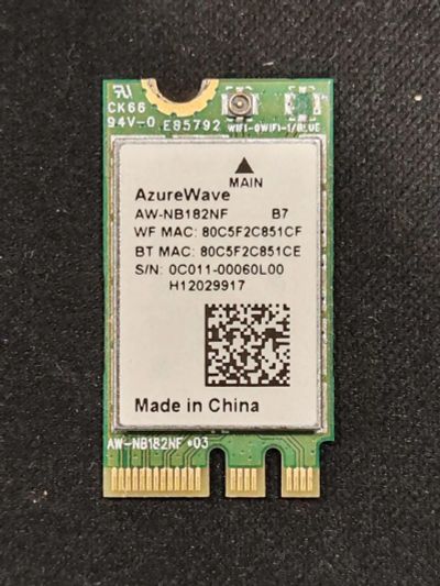 Лот: 25363621. Фото: 1. Wi-Fi модуль NGFF QCNFA335 802... Клавиатуры для ноутбуков