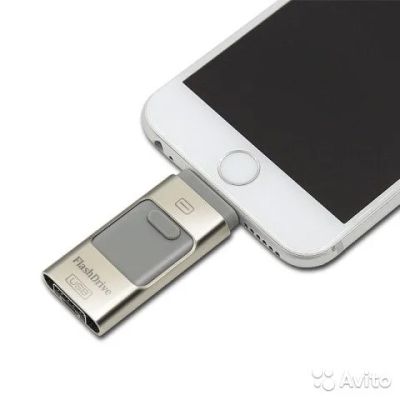 Лот: 9419694. Фото: 1. USB накопитель для iPhone 32Gb... Дата-кабели, переходники