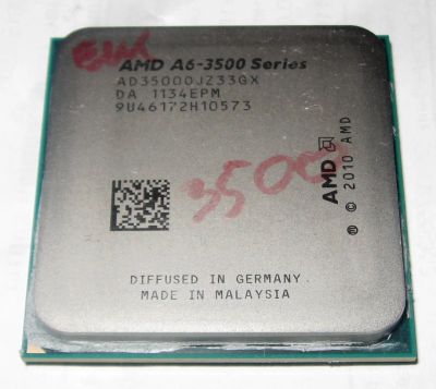 Лот: 6408027. Фото: 1. процессор CPU AMD A6 3500 (AD3500O... Процессоры
