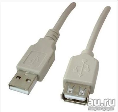 Лот: 13684968. Фото: 1. Кабель удлинитель USB (штекер-гнездо... Шлейфы, кабели, переходники