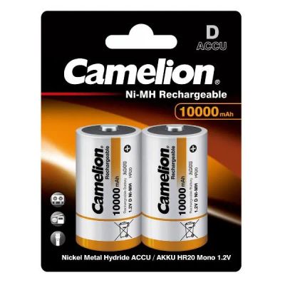 Лот: 24435068. Фото: 1. Аккумуляторы Camelion D 10000... Батарейки, аккумуляторы, элементы питания
