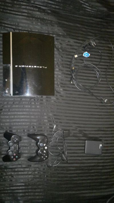 Лот: 3728713. Фото: 1. Playstation 3 прошитая+винт на... Игровые приставки, консоли